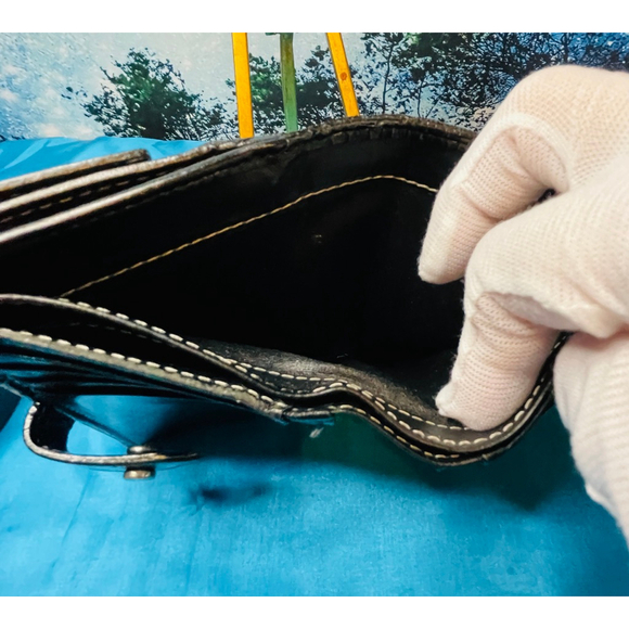 Women's Burberry Blue Label Plaid Wallet Tan/Black One Size - Picture 7 of 15